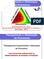 Planejamento e Otimização de Experimentos - Introdução - AMPB