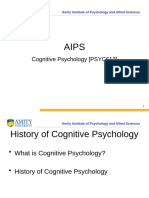 Cognitive Psychology - Module 1