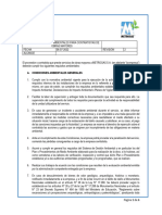 2.6 Especificaciones Ambientales para Proveedores o Contratistas de Obras Mayores