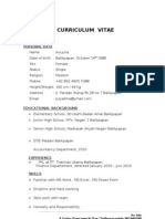 Curriculum Vitae