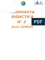 Propuesta Didáctica 3 Lengua