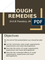 14. Cough Remedies