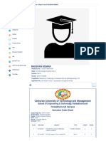 Raushan Kumar: School of Engineering & Technology, Paralakhemundi Paralakhemundi Campus Semester Grade Sheet