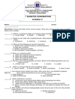 Grade 5 - 1st Quarter Test Questionnaire