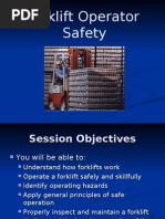 Forklift Operator Safety