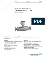 E+H Promass I 100 - Eng