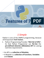 3 Features of Python