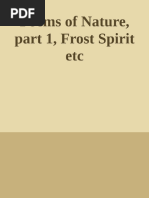 Poems of Nature Part 1 Frost Spirit Etc