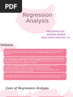 Regression Analysis Presentation