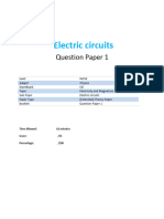 IGCSE Physics All of Electricity Topic Questions