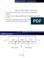 Bipolar: S. Sivasubramani EE101 - BJT 1/ 60