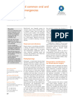 Anaesthesia and Common Oral and Maxillo-Facial Emergencies