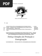 Feitiço Simples de Proteção e Energização - Oficina Das Bruxas