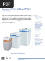 Aquaphor S550, S800 and S1000: Water Softener