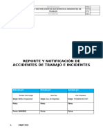 Reporte de Accidentes de Trabajo