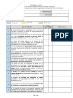 Lista de Verificación de Llenado de AST