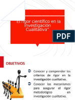 Presentacion de Validez de Investigacion Cualitativa