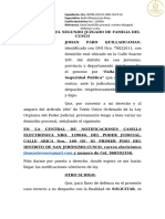 Apersonamiento Judicial