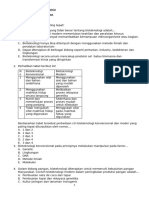 Soal Latihan Bioteknologi