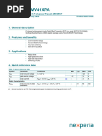 Nexperia Pmv41xpa P Channel Trench Mosfets Datasheet and Specifications