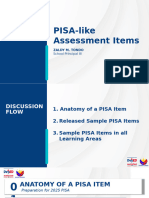 PISA Items Structure and Sample