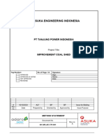 Method Statement Improvement Coal Shed