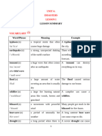 Bồi dưỡng TA Smart World 8 UNIT 4.DISASTERS