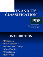 Joints and Its Classification