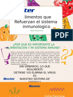 Presentación Nutrición y Verduras Infantil Multicolor