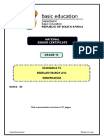 Economics P2 Feb-March 2016 Memo Eng