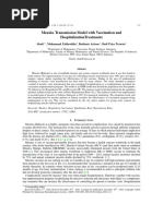 Measles Transmission Model With Vaccinat