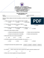 Math5 Second Periodic Test 2024 2025