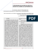 Saúde Bucal No Programa de Saúde Na Escola: Uma Revisão Integrativa Sobre As Experiências Na Pré-Escola.