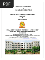 M.tecch (Vlsies) - Course Structure