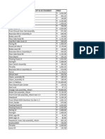 Ather 450X Spare Parts Price List Accessories