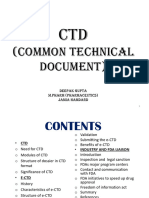 (Common Technical Document) : Deepak Gupta M.Pharm (Pharmaceutics) Jamia Hamdard