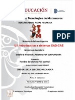 1.1 Introduccion A Sistemas Cad y Cae