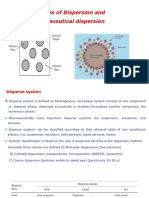 Theories of Dispersion and Pharmaceutical Dispersion