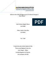 Informe Sobre La Red Inteligente para La Gestión de Energía en Smart Homes