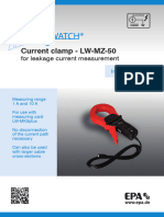 EPA LEAKWATCH Current Clamp LW-MZ-50 Instruction Manual