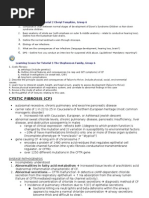 C Ystic Fibrosis (CF) : Learning Issues For Tutorial 2 Cheryl Tompkins, Group 6