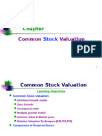 common stock valuation