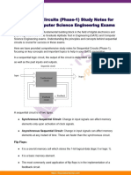 Sequential Circuits Phase 1 Study Notes For Gate Computer Science Engineering Exams 55