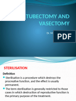 Tubectomy and Vasectomy