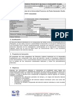 Microcurrículo Derecho Laboral Individual