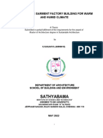 Sathyabama: Sustainable Garment Factory Building For Warm and Humid Climate