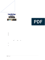 HTML Study material