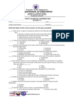 Fourth Quarter Examination