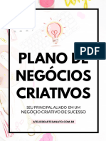 Plano de Negocios Criativos Atelie de Artesanato Lucrativo Paty Pegorin 2021