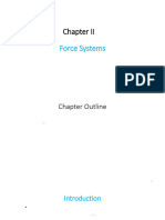 Chapter II - Force Systems - 2D